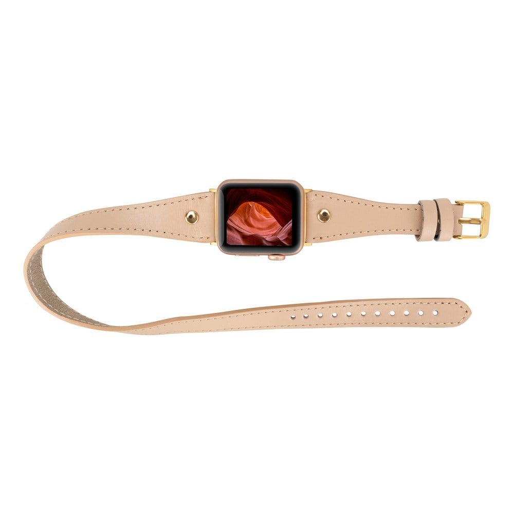 Akıllı Saatler Apple Watch Uyumlu Deri Kordon 42-44-45mm Slim DT GT NU1 Satın Al
