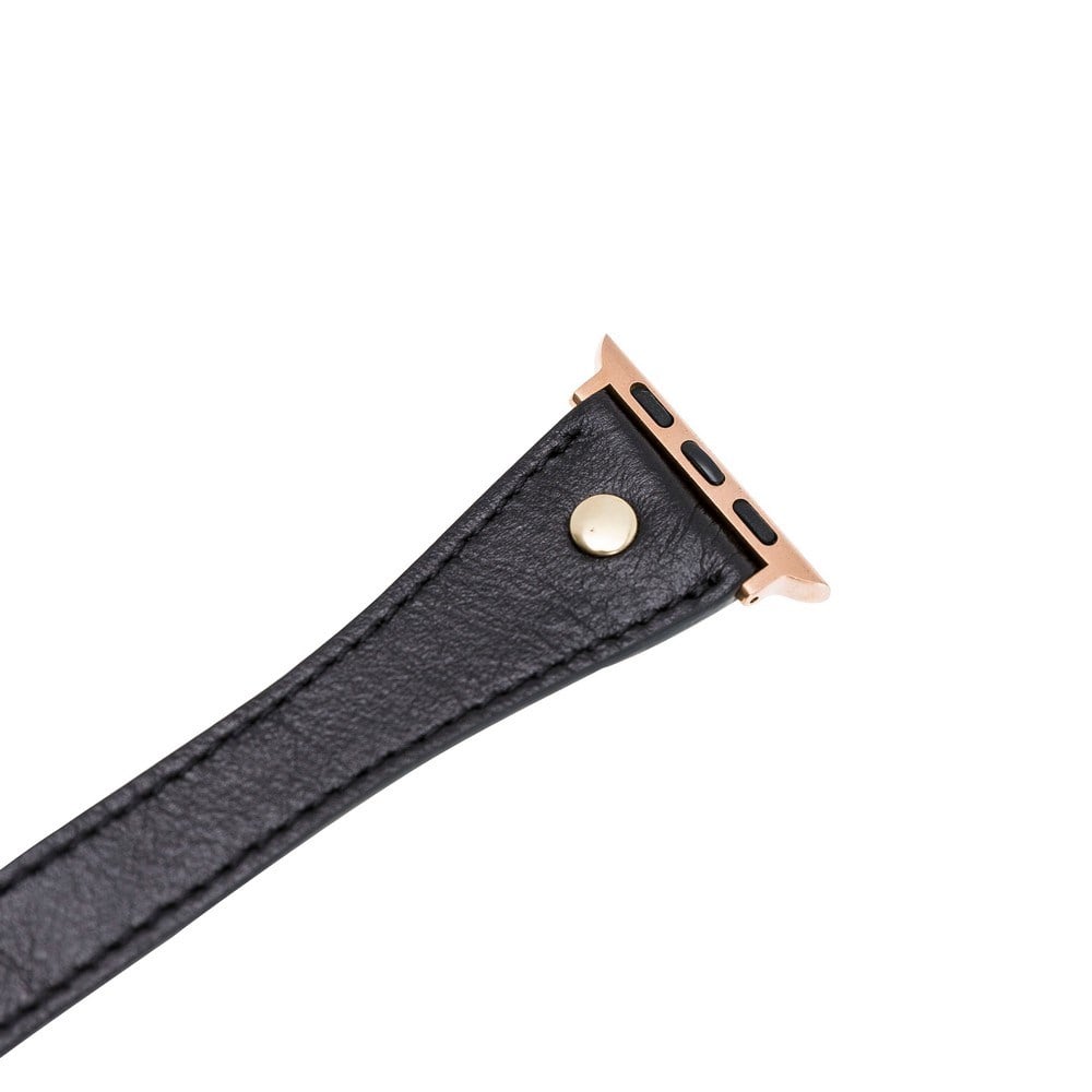 Akıllı Saatler Apple Watch Uyumlu Deri Kordon 42-44-45mm Slim DTGT RST1 Satın Al
