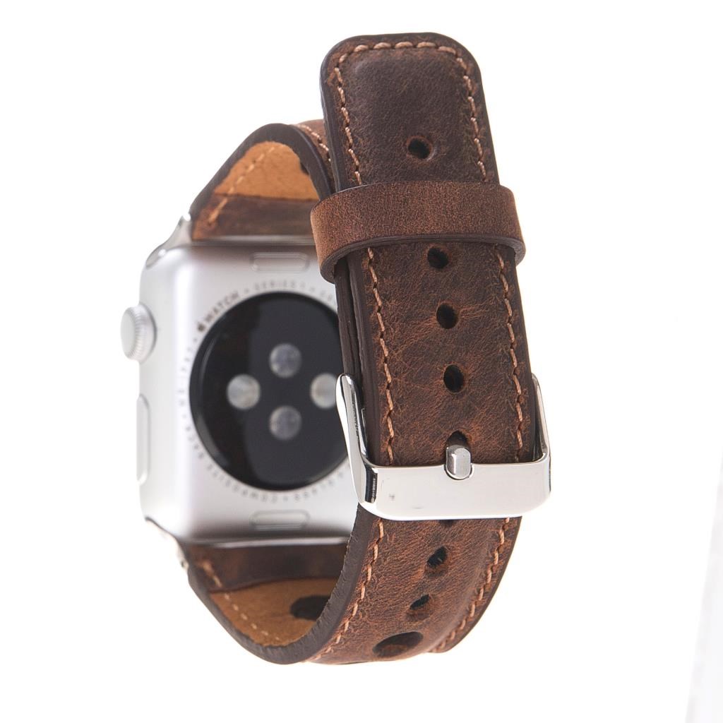 Akıllı Saatler Apple Watch Uyumlu Deri Kordon 42-44-45mm ARK G2 Satın Al