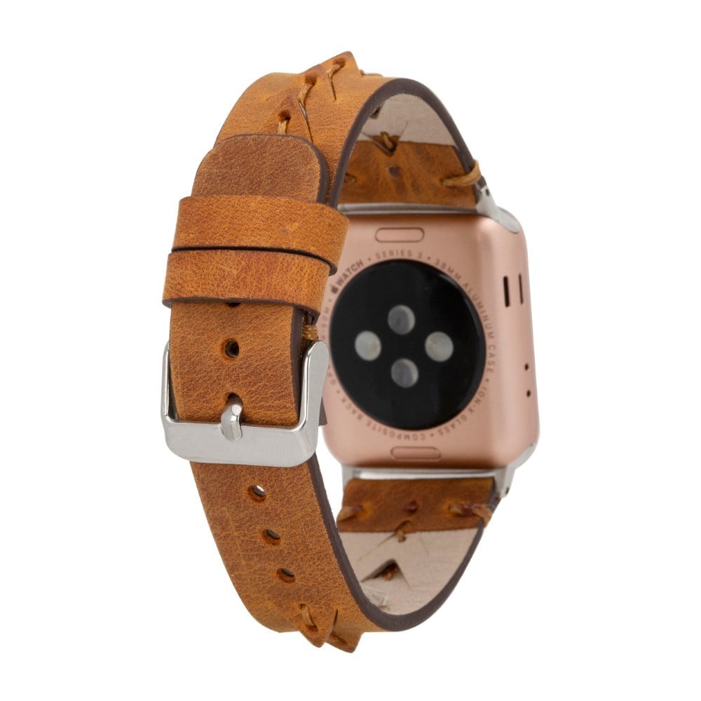 Akıllı Saatler Apple Watch Uyumlu Deri Kordon 38-40-41mm G19 Boras Satın Al