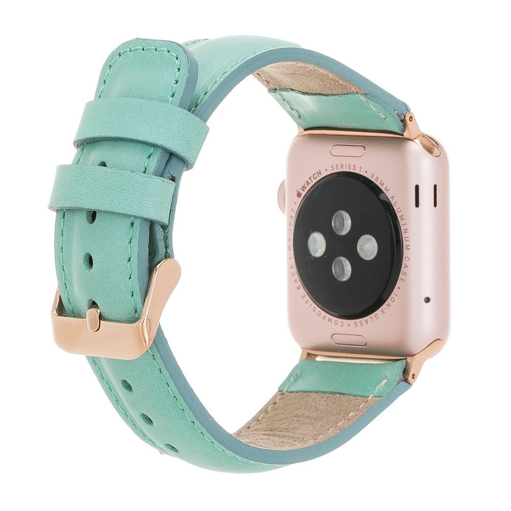Akıllı Saatler Apple Watch Uyumlu Deri Kordon 38-40-41mm Ferro RT BRN7 Satın Al