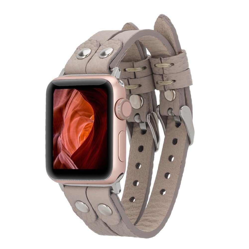Akıllı Saatler Apple Watch Uyumlu Deri Kordon Ely Double Tour ST ERC3 Satın Al