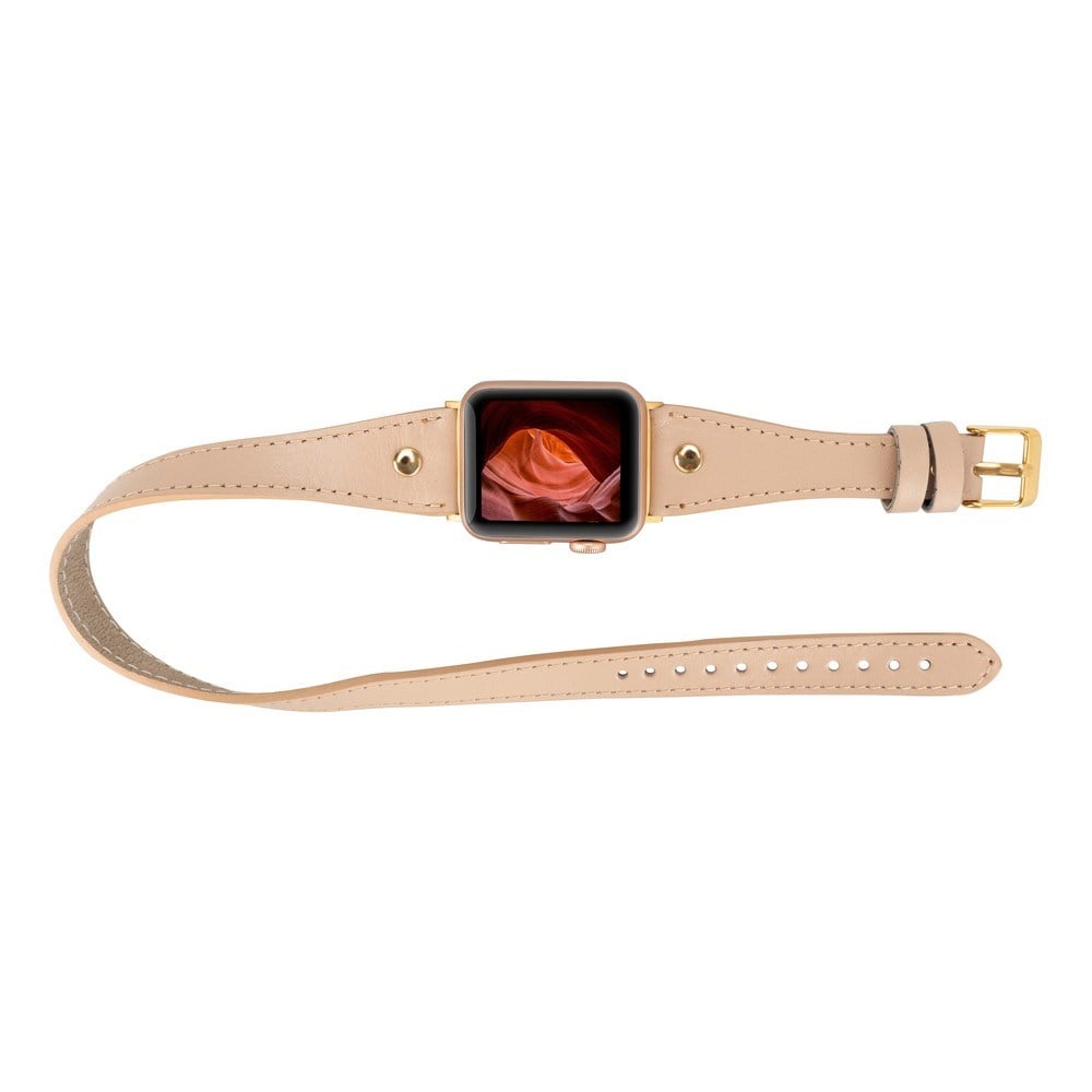 Akıllı Saatler Apple Watch Uyumlu Deri Kordon 42-44-45mm Slim DT GT NU1 Satın Al