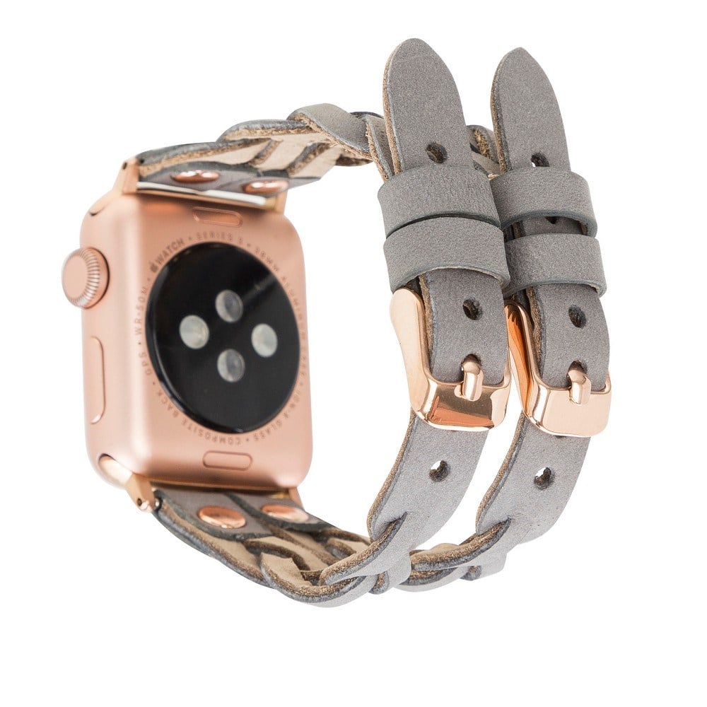 Akıllı Saatler Apple Watch Uyumlu Deri Kordon York Double Tour RST9 Satın Al
