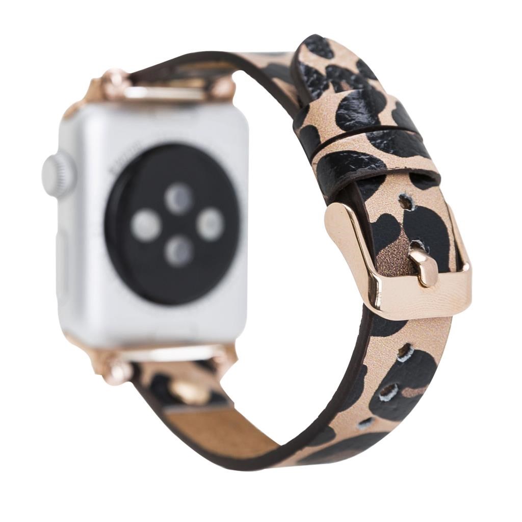 Akıllı Saatler Apple Watch Uyumlu Deri Kordon 38-40-41mm GT LE02N Satın Al