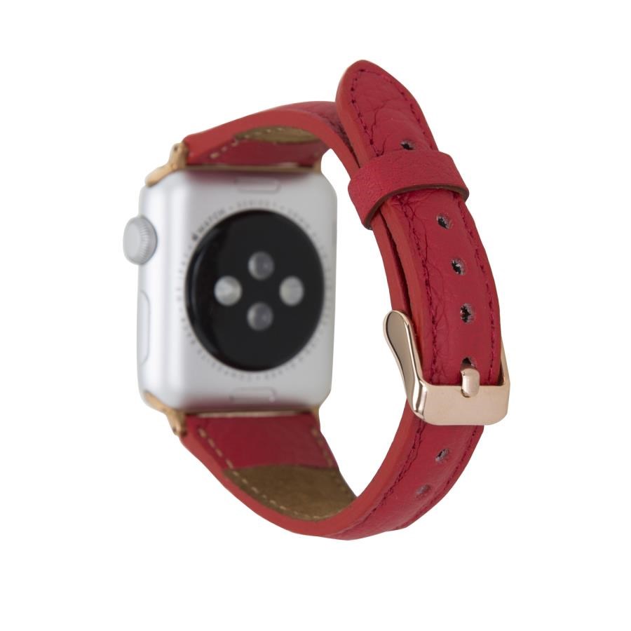 Akıllı Saatler Apple Watch Uyumlu Deri Kordon 42-44-45mm Slim ERC2 Satın Al