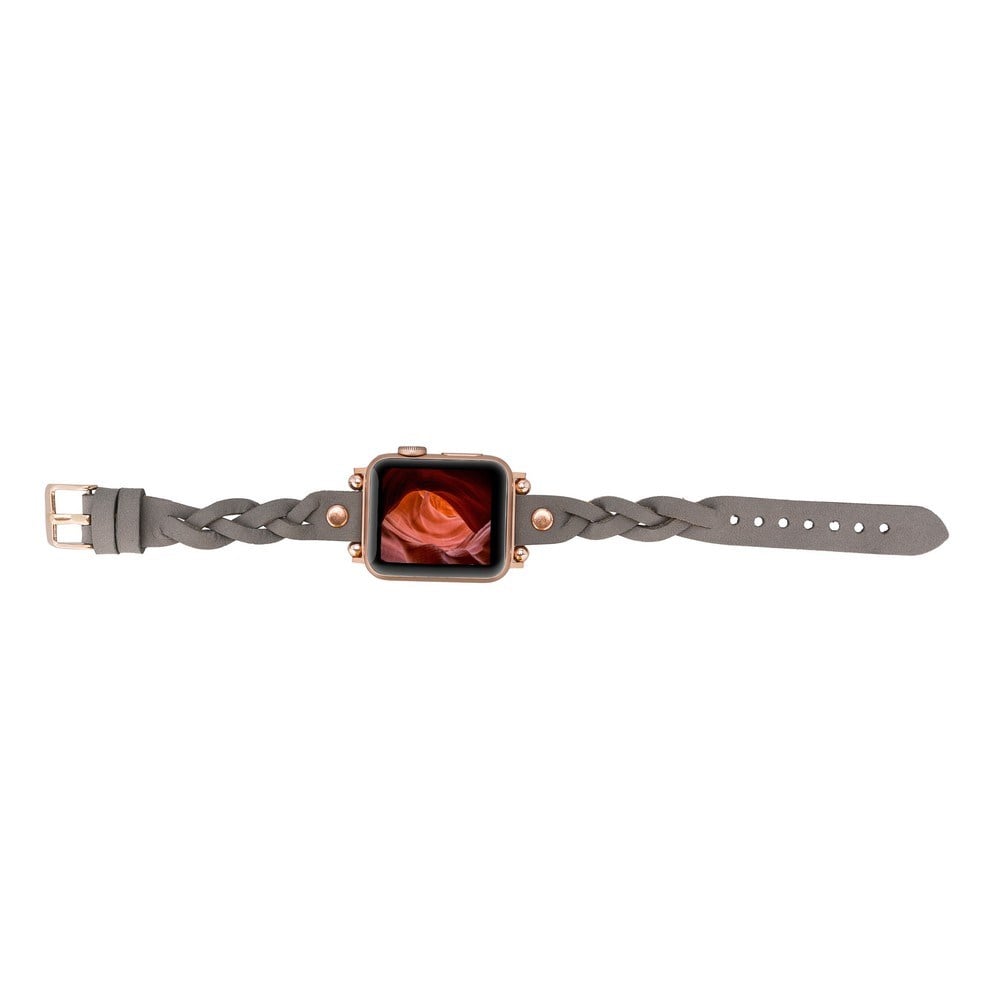 Akıllı Saatler Apple Watch Uyumlu Deri Kordon Wanda 38-40-41mm RT RST9 Satın Al