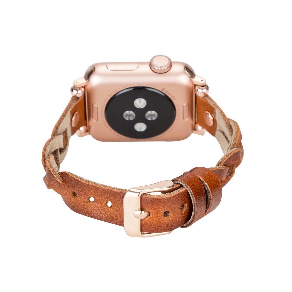 Akıllı Saatler Apple Watch Uyumlu Deri Kordon Wanda 38-40-41mm RT RST2E Satın Al