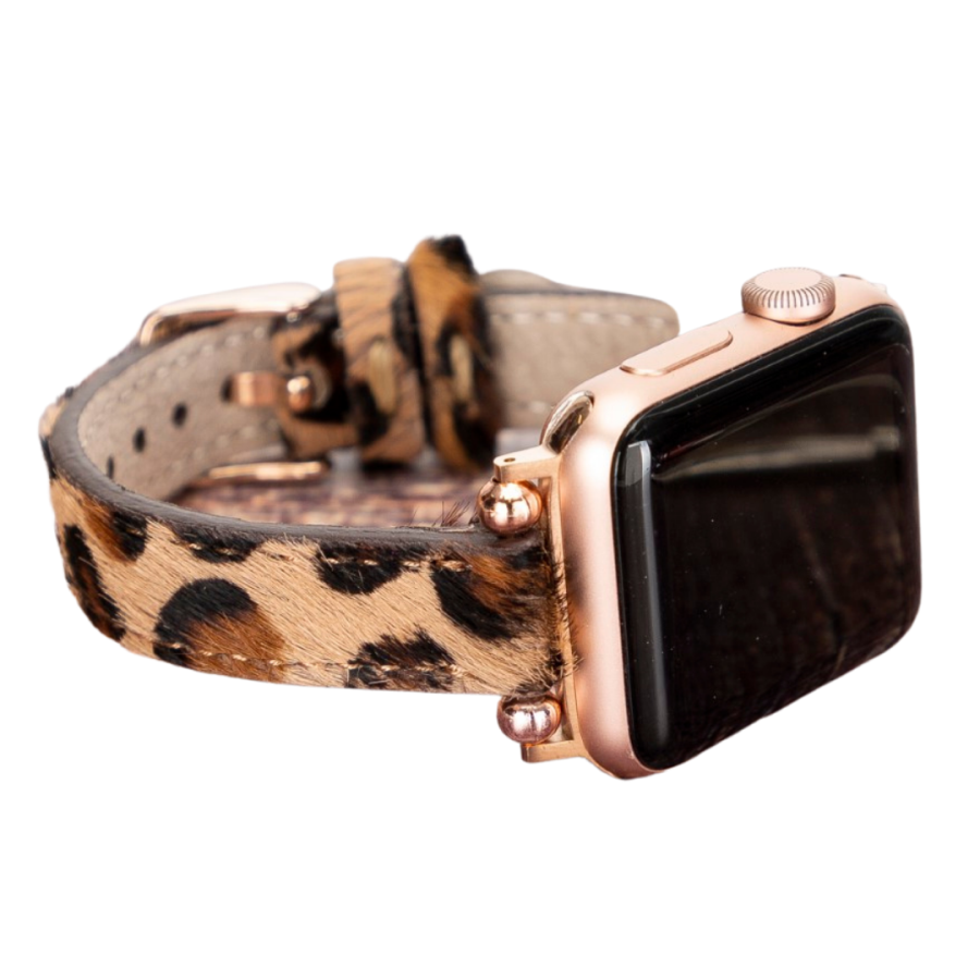 Akıllı Saatler Apple Watch Uyumlu Deri Kordon 38-40-41mm Ferro LEO1N Satın Al