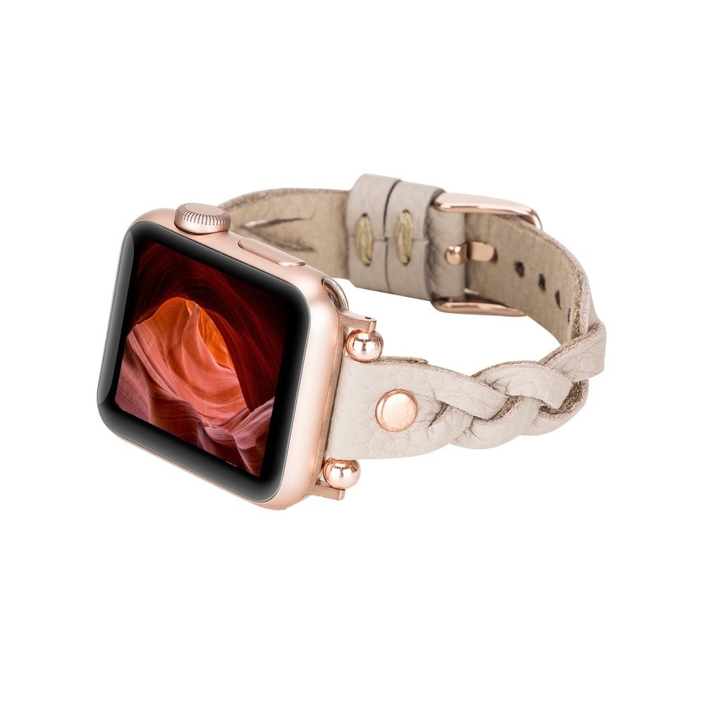 Akıllı Saatler Apple Watch Uyumlu Deri Kordon Wanda 38-40-41mm RT ERC3 Satın Al
