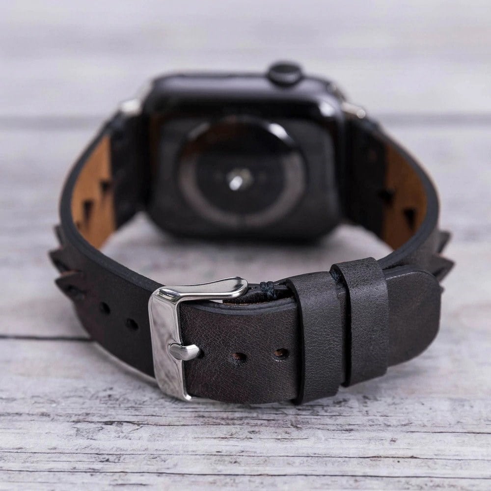 Akıllı Saatler Apple Watch Uyumlu Deri Kordon 42-44-45mm TN1 Boras Satın Al