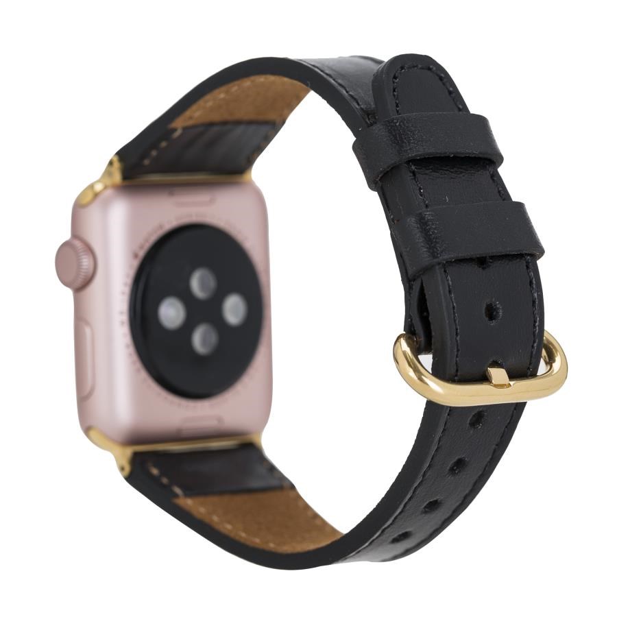 Akıllı Saatler Apple Watch Uyumlu Deri Kordon 38-40-41mm ROM RST1 Satın Al