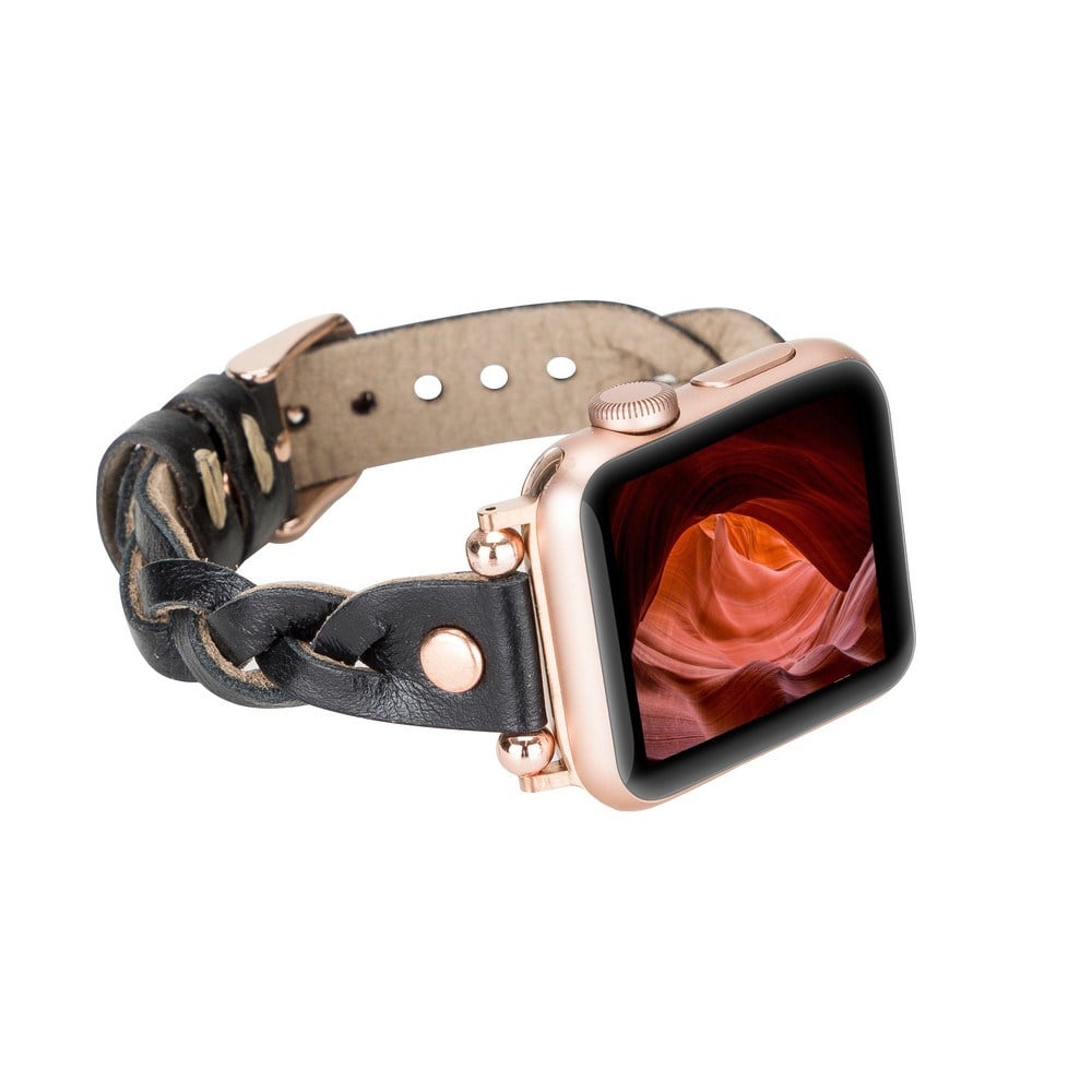 Akıllı Saatler Apple Watch Uyumlu Deri Kordon Wanda 38-40-41mm RT RST1 Satın Al