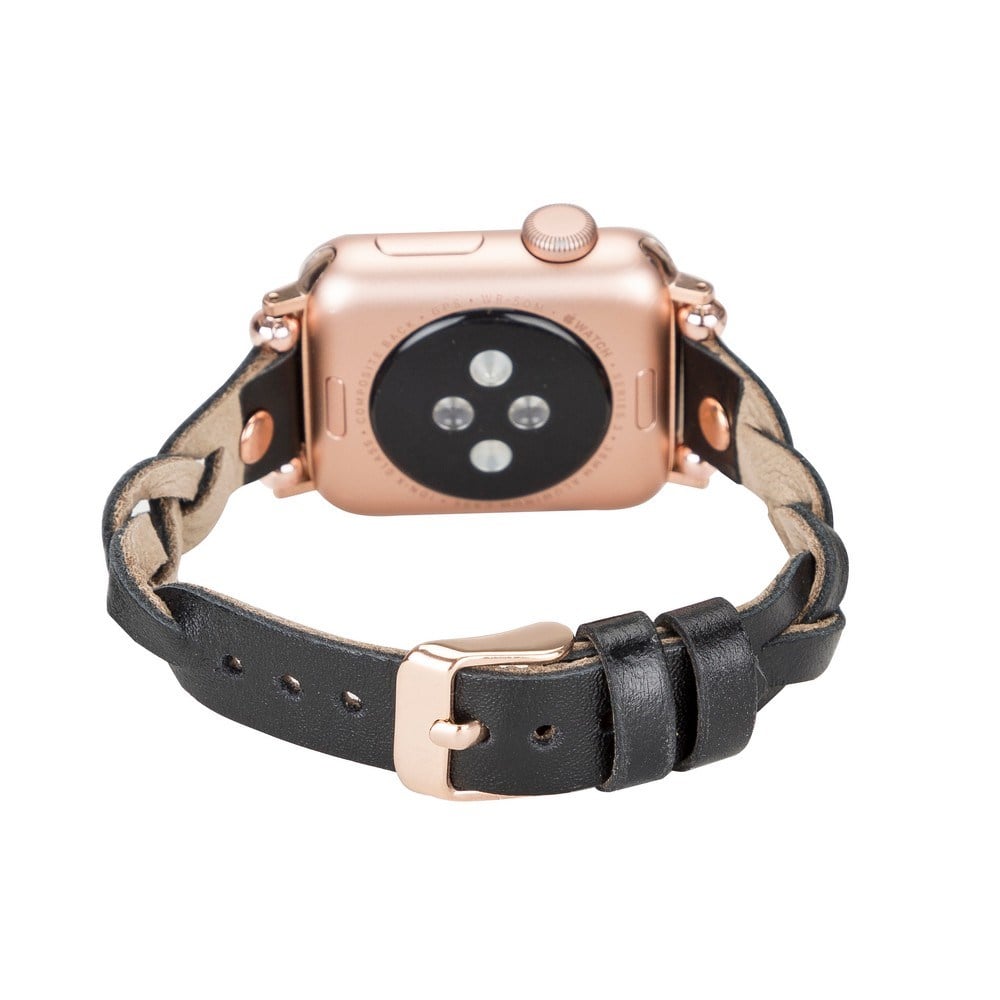 Akıllı Saatler Apple Watch Uyumlu Deri Kordon Wanda 38-40-41mm RT RST1 Satın Al