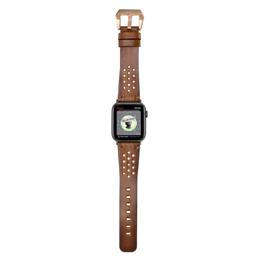Akıllı Saatler Apple Watch Uyumlu Deri Kordon Vigo 42-44-45mm RST2EF Satın Al