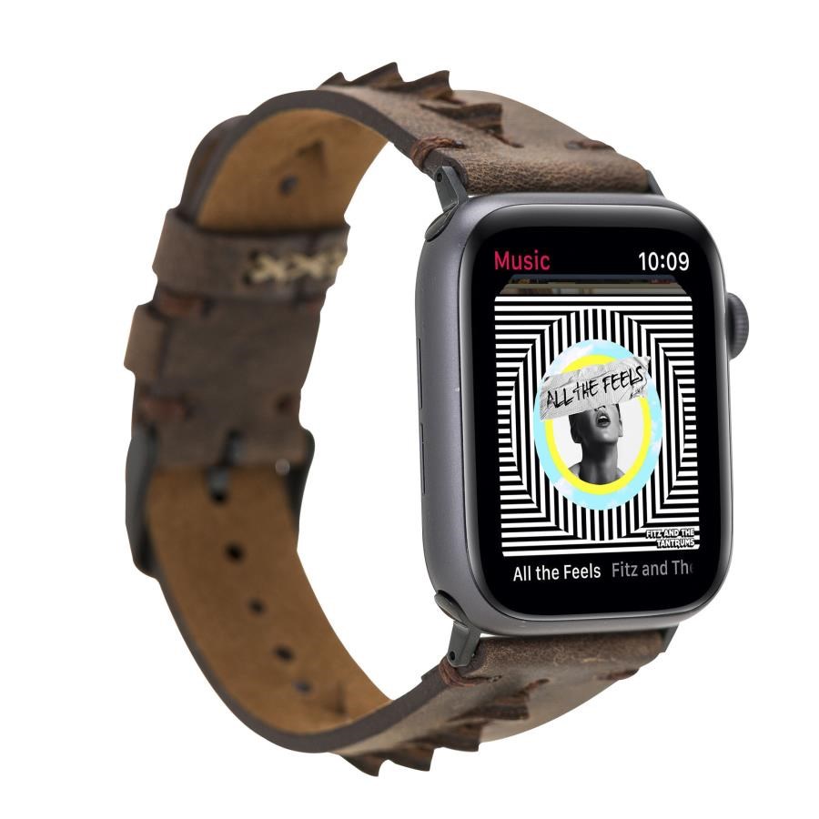 Akıllı Saatler Apple Watch Uyumlu Deri Kordon 38-40-41mm G6 Boras Satın Al