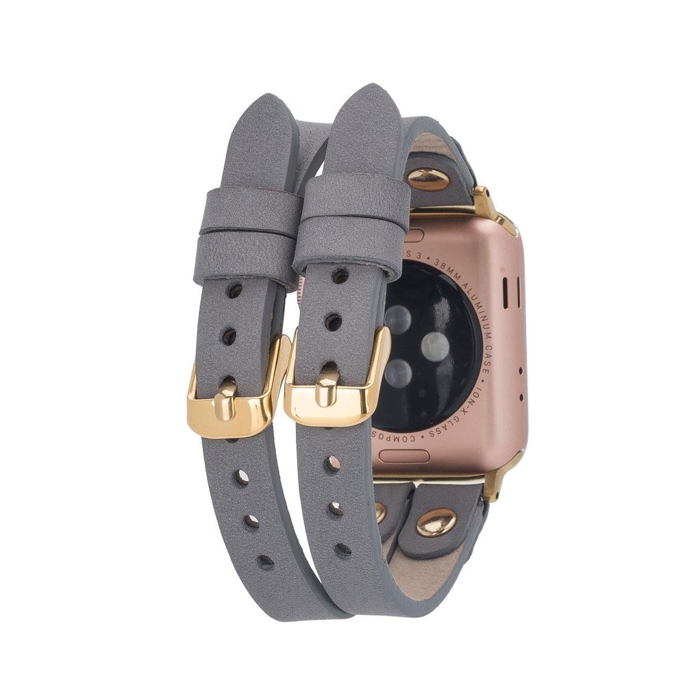 Akıllı Saatler Apple Watch Uyumlu Deri Kordon Ely Double Tour GT RST9 Satın Al