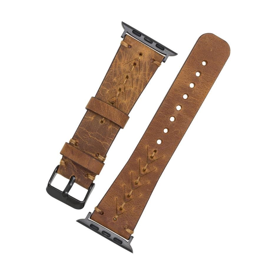 Akıllı Saatler Apple Watch Uyumlu Deri Kordon 38-40-41mm G19 Boras Satın Al