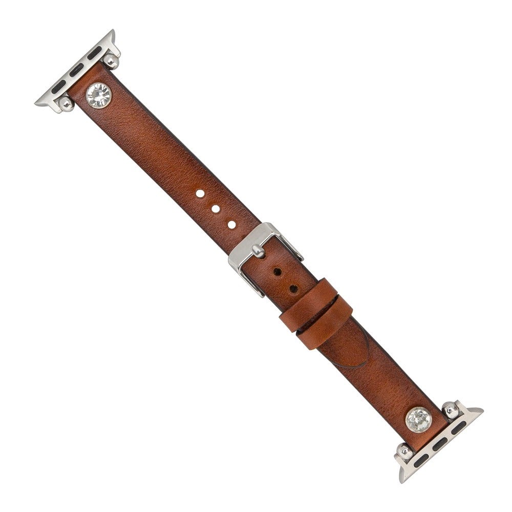 Akıllı Saatler Apple Watch Uyumlu Deri Kordon Visby 38-40-41mm RST2EF Satın Al