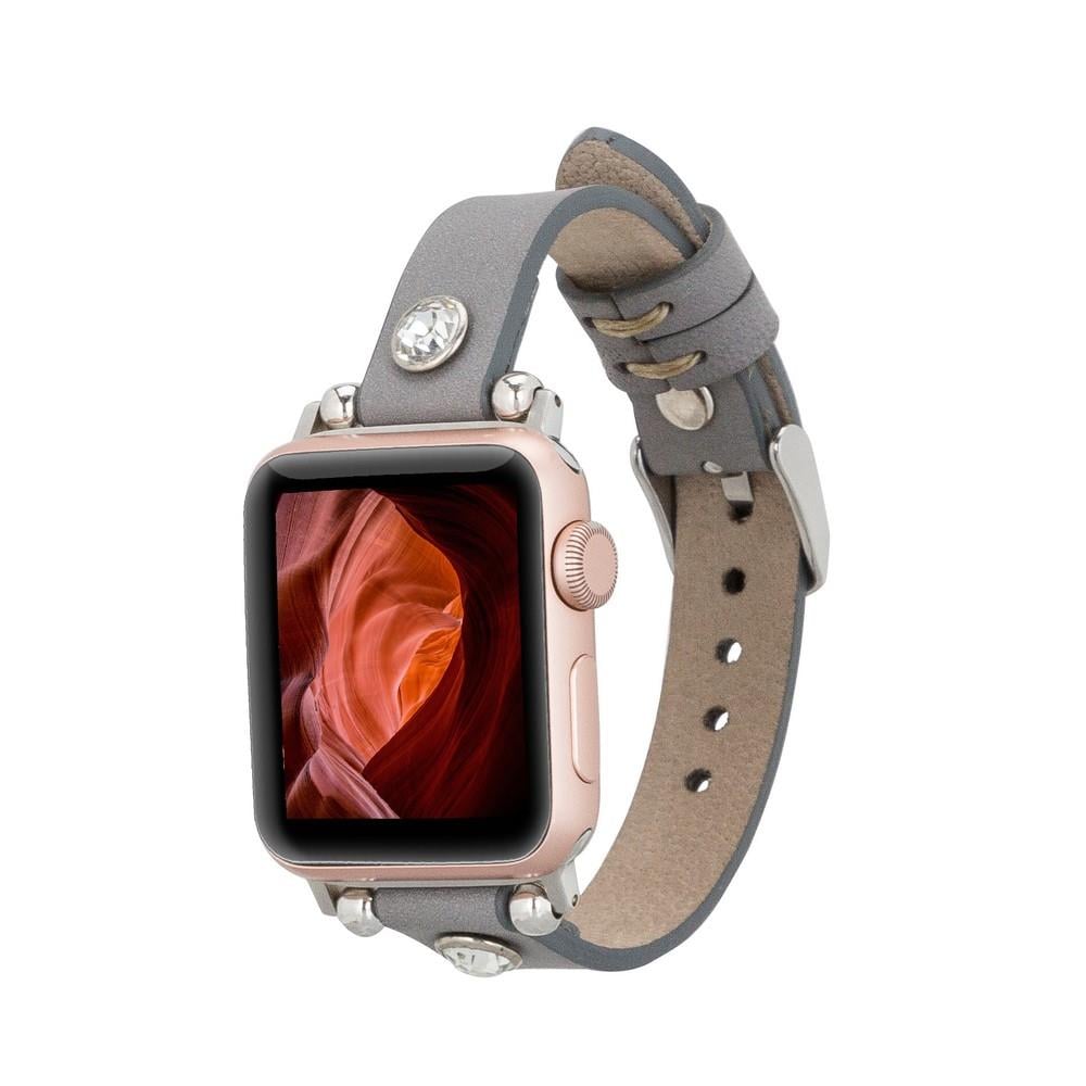 Akıllı Saatler Apple Watch Uyumlu Deri Kordon Visby 38-40-41mm RST9 Satın Al