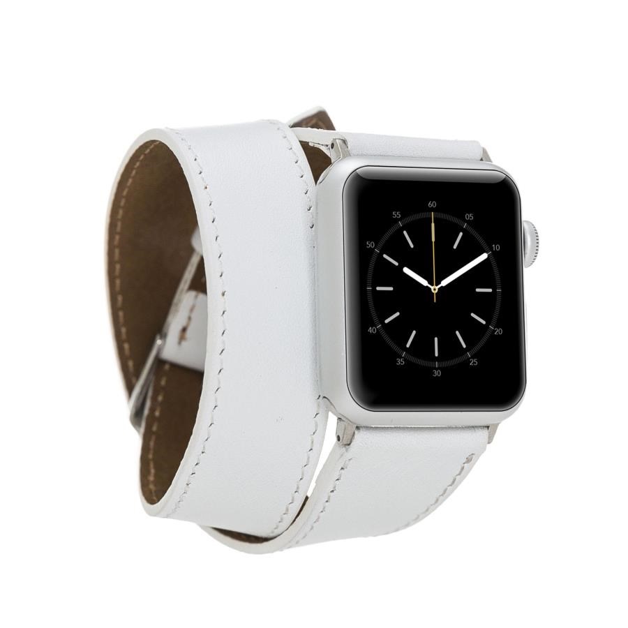 Akıllı Saatler Apple Watch Uyumlu Deri Kordon 38-40-41mm DT F3 Satın Al