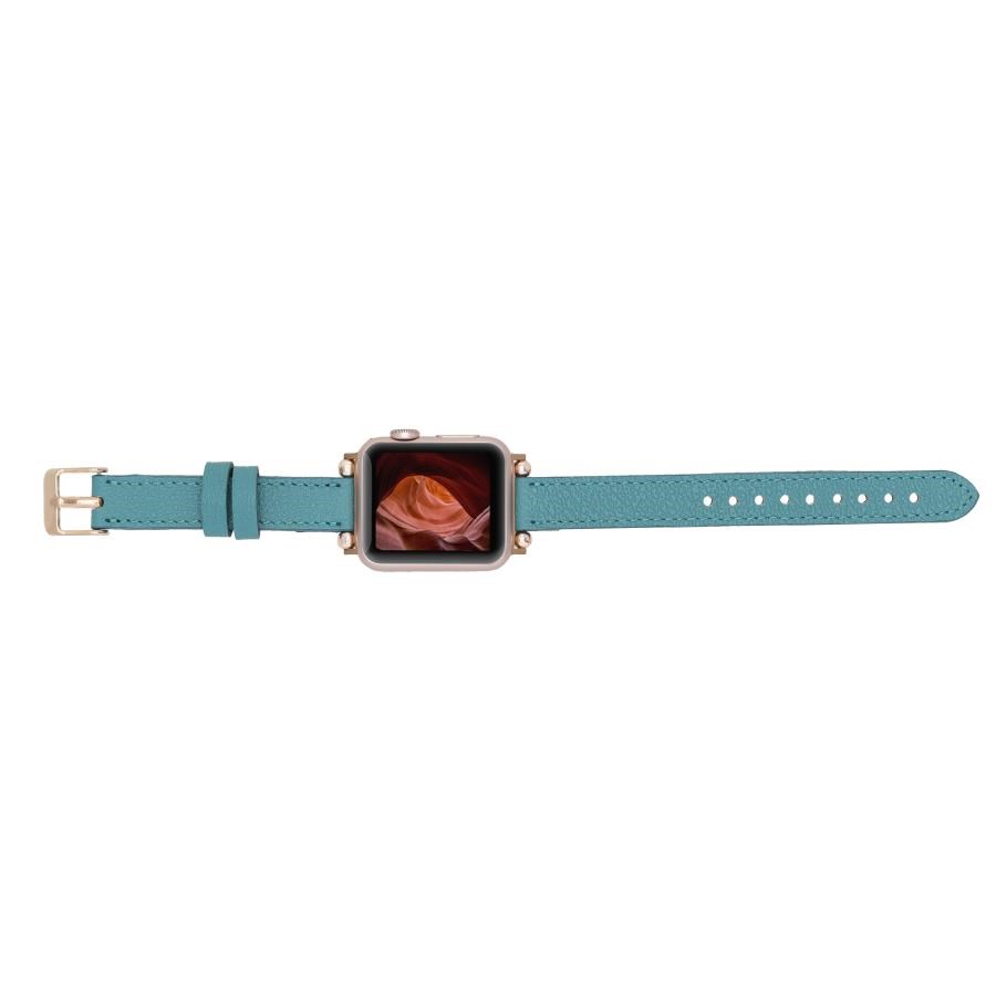 Akıllı Saatler Apple Watch Uyumlu Deri Kordon 38-40-41mm Ferro CP05 Satın Al