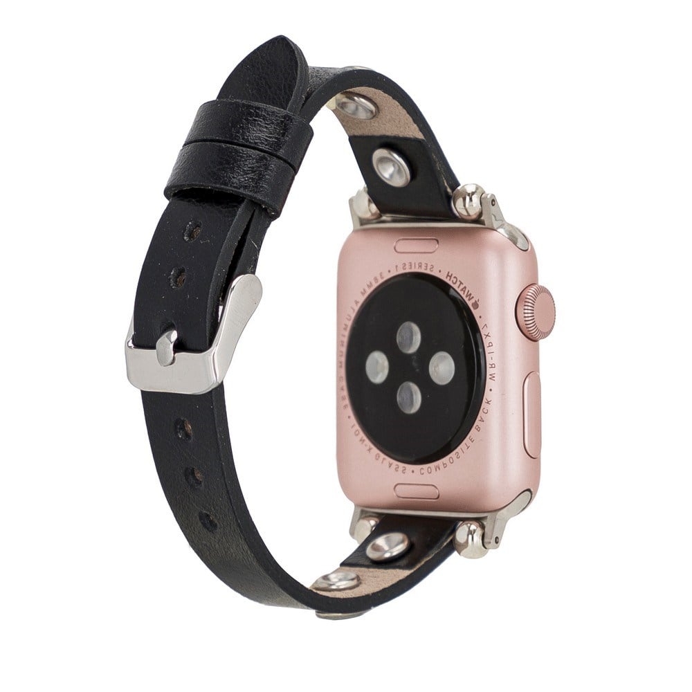 Akıllı Saatler Apple Watch Uyumlu Deri Kordon 38-40-41mm TR RST1 Satın Al