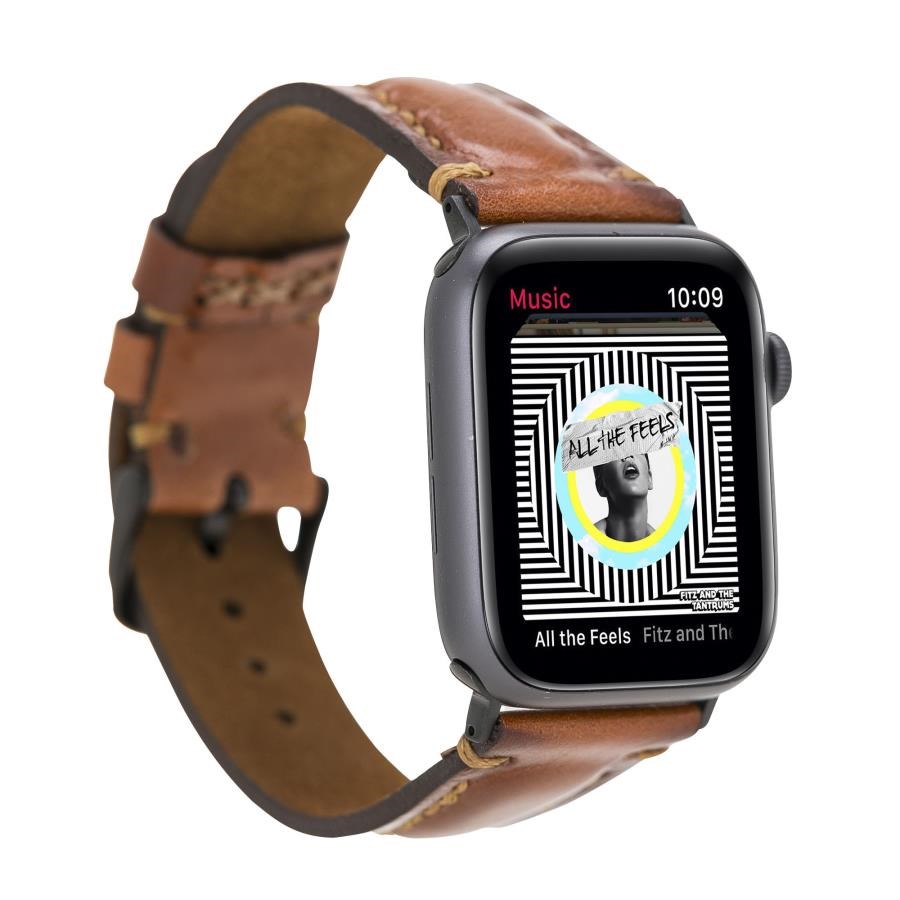 Akıllı Saatler Apple Watch Uyumlu Deri Kordon 38-40-41mm RST2EF Avila Satın Al