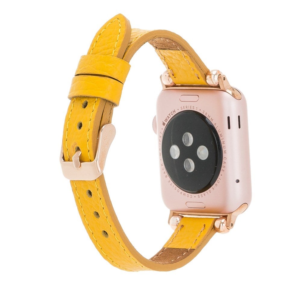 Akıllı Saatler Apple Watch Uyumlu Deri Kordon 38-40-41mm Ferro FL12 Satın Al