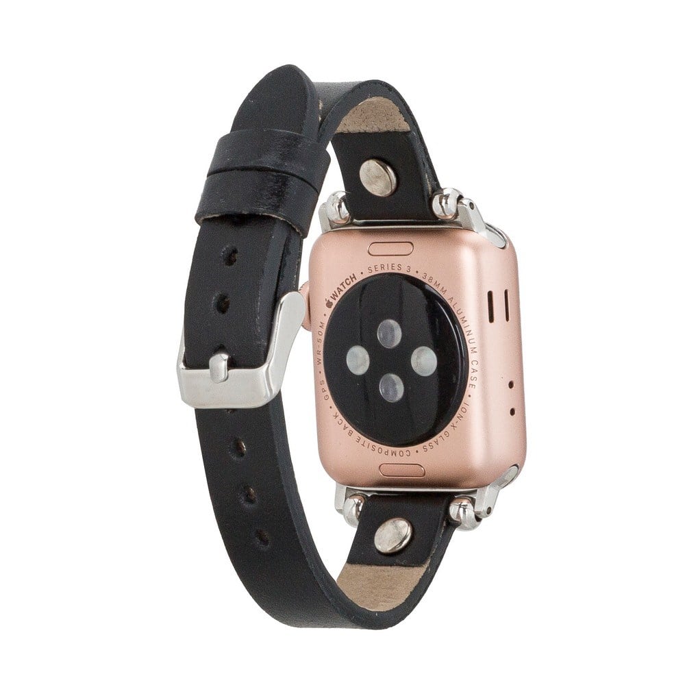 Akıllı Saatler Apple Watch Uyumlu Deri Kordon Visby 38-40-41mm RST1 Satın Al