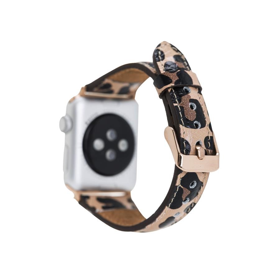 Akıllı Saatler Apple Watch Uyumlu Deri Kordon 42-44-45mm Slim LE02N Satın Al