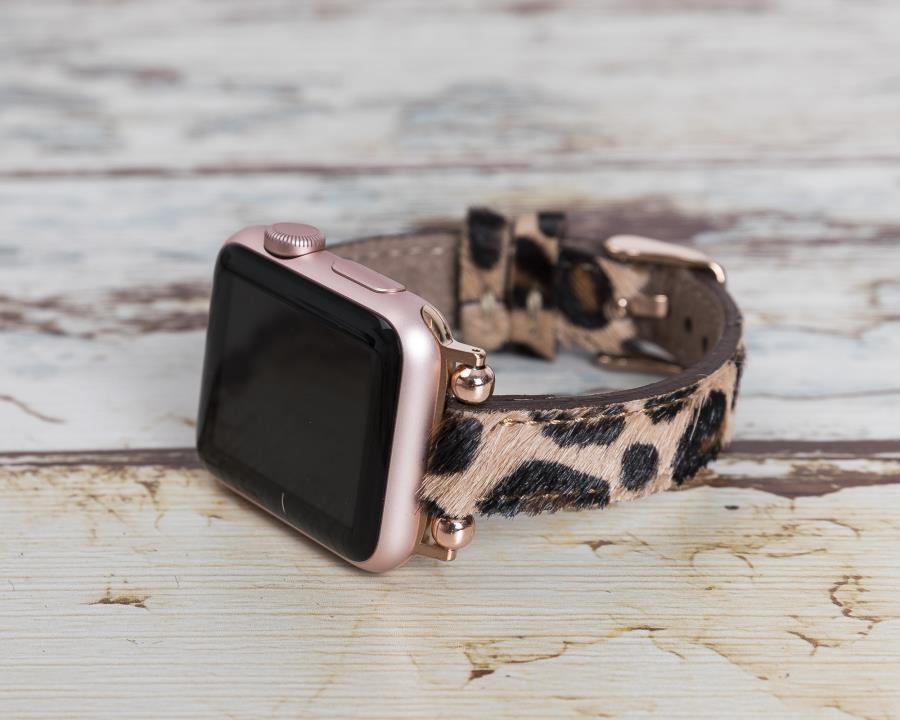 Akıllı Saatler Apple Watch Uyumlu Deri Kordon 38-40-41mm Ferro LEO1N Satın Al