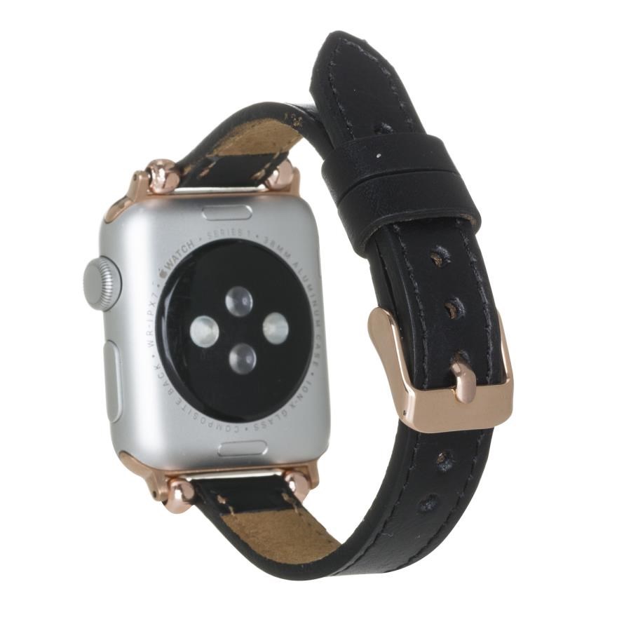 Akıllı Saatler Apple Watch Uyumlu Deri Kordon 38-40-41mm Ferro RST1 Satın Al