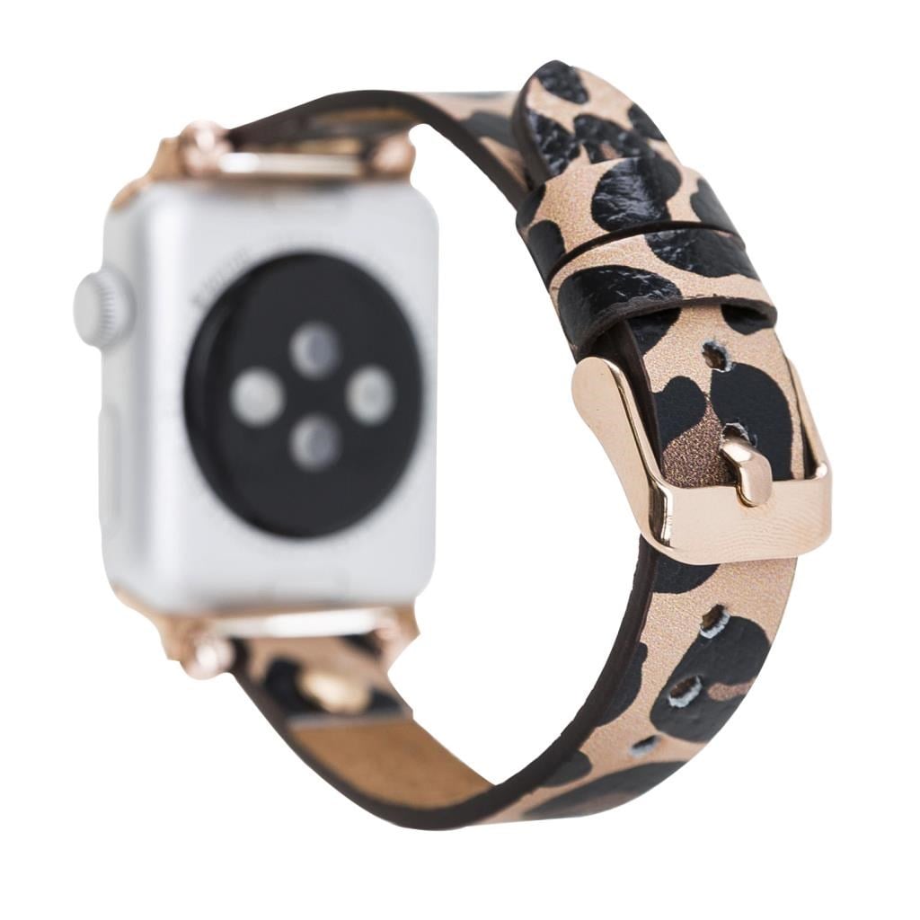 Akıllı Saatler Apple Watch Uyumlu Deri Kordon 38-40-41mm GT LE02N Satın Al