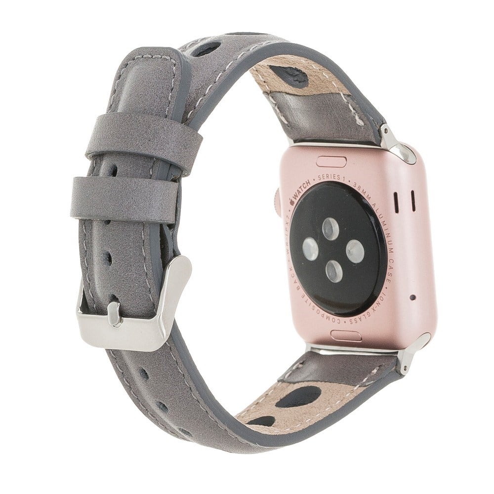 Akıllı Saatler Apple Watch Uyumlu Deri Kordon Çember 42-44-45mm RST9 Satın Al