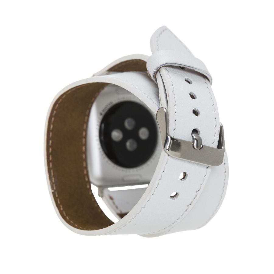 Akıllı Saatler Apple Watch Uyumlu Deri Kordon 38-40-41mm DT F3 Satın Al