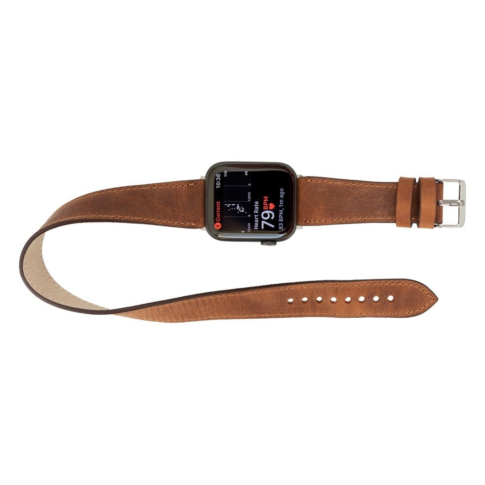 Akıllı Saatler Apple Watch Uyumlu Deri Kordon 42-44-45mm DT G2 Satın Al