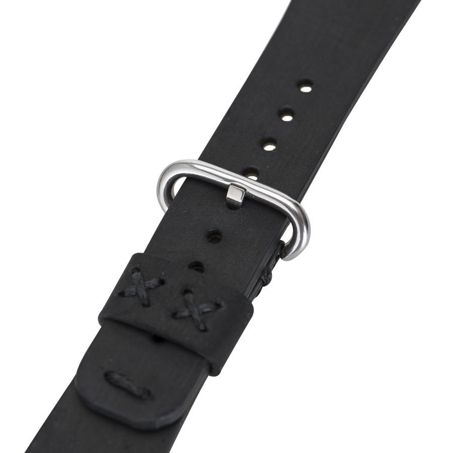 Akıllı Saatler Apple Watch Uyumlu Deri Kordon Orfe 42-44-45mm G1 Siyah Satın Al