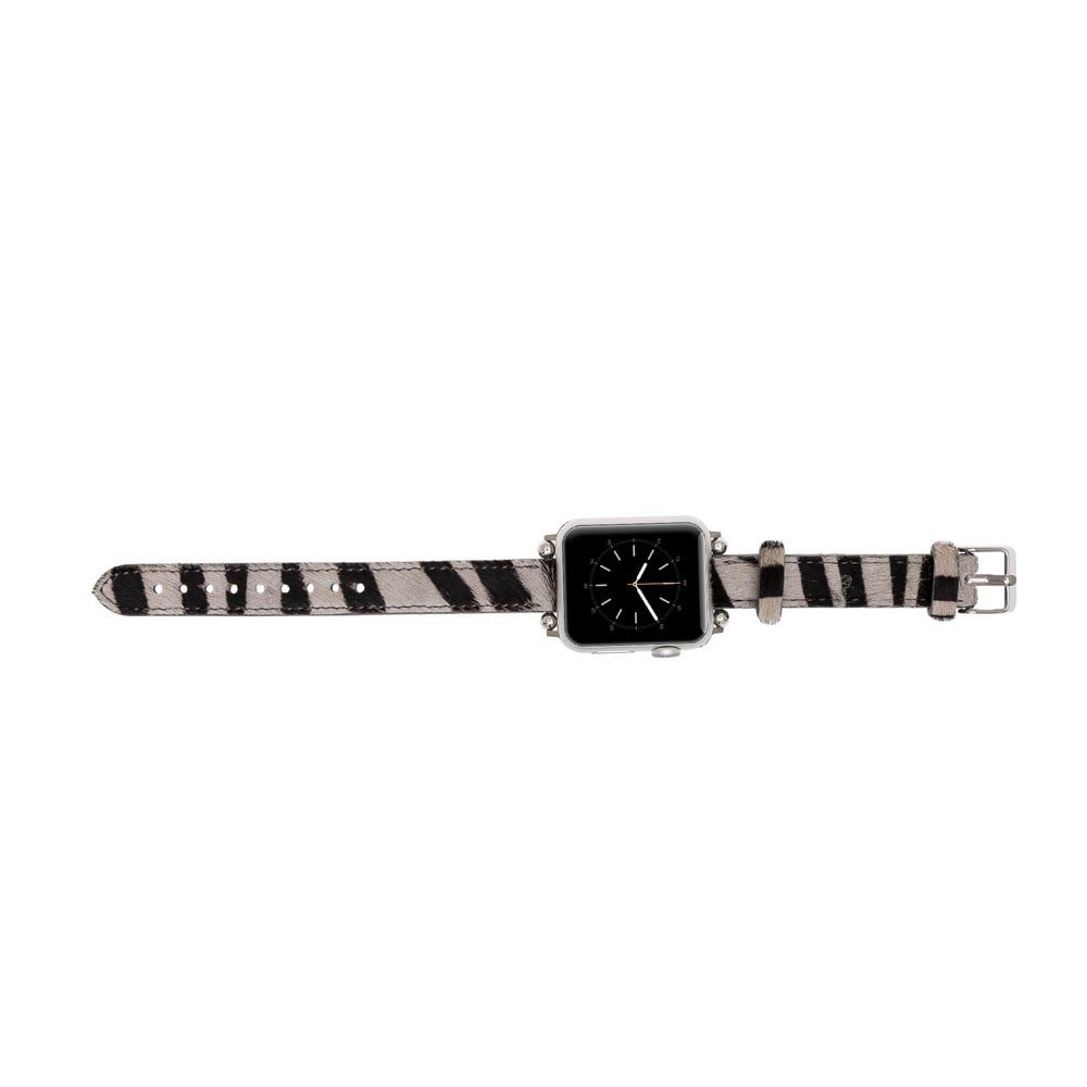 Akıllı Saatler Apple Watch Uyumlu Deri Kordon 38-40-41mm Ferro ZE01N Satın Al