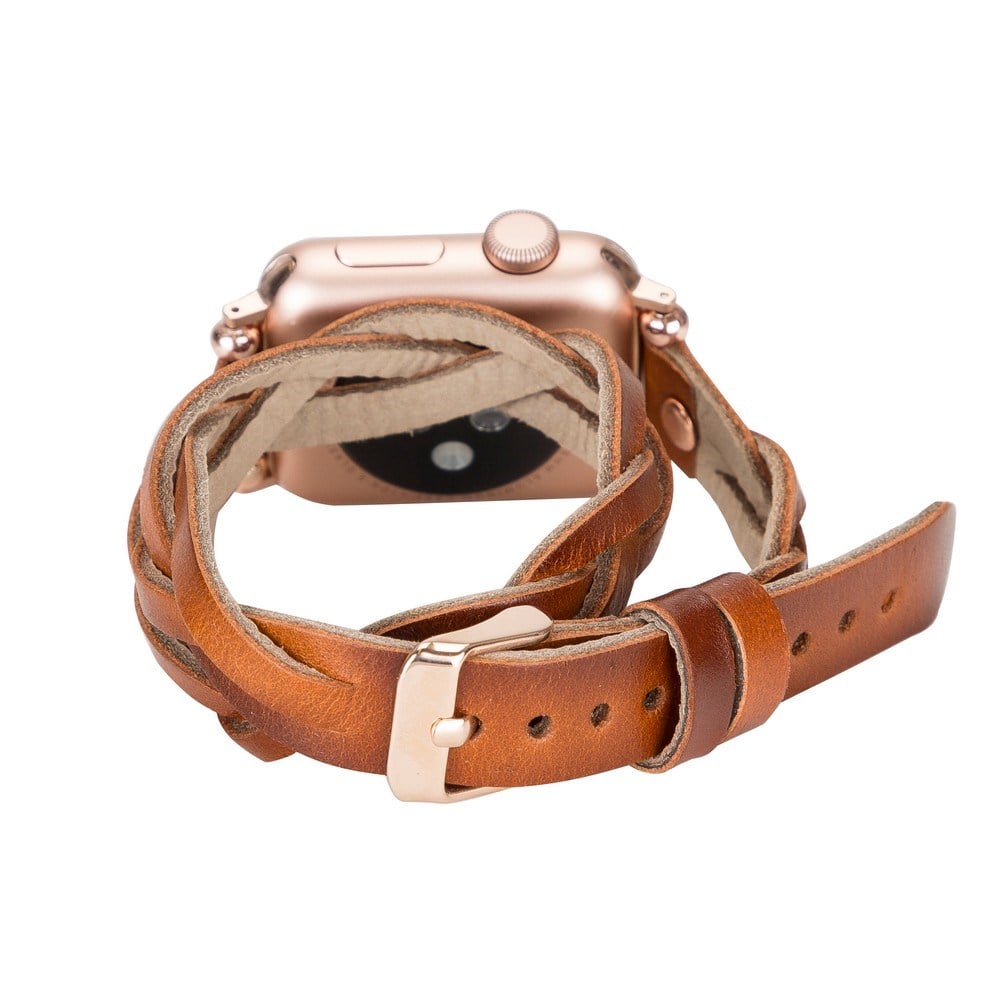Akıllı Saatler Apple Watch Uyumlu Deri Kordon 38-40-41mm DT RT RST2EF Satın Al