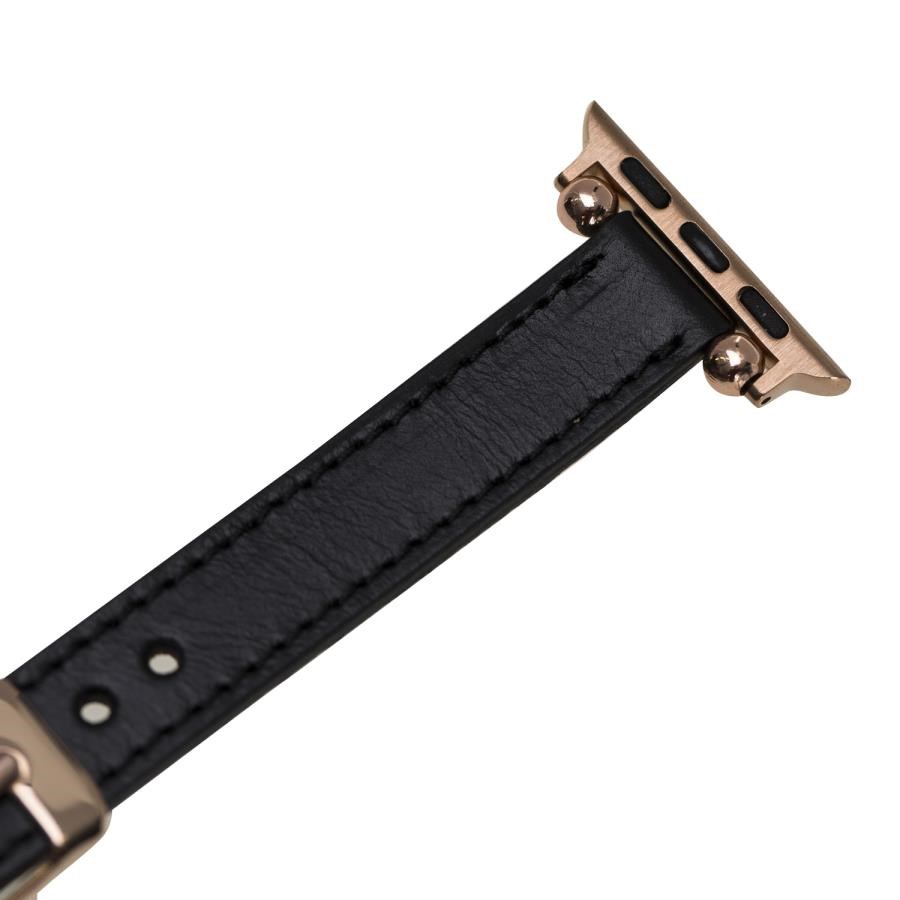 Akıllı Saatler Apple Watch Uyumlu Deri Kordon 38-40-41mm Ferro RST1 Satın Al