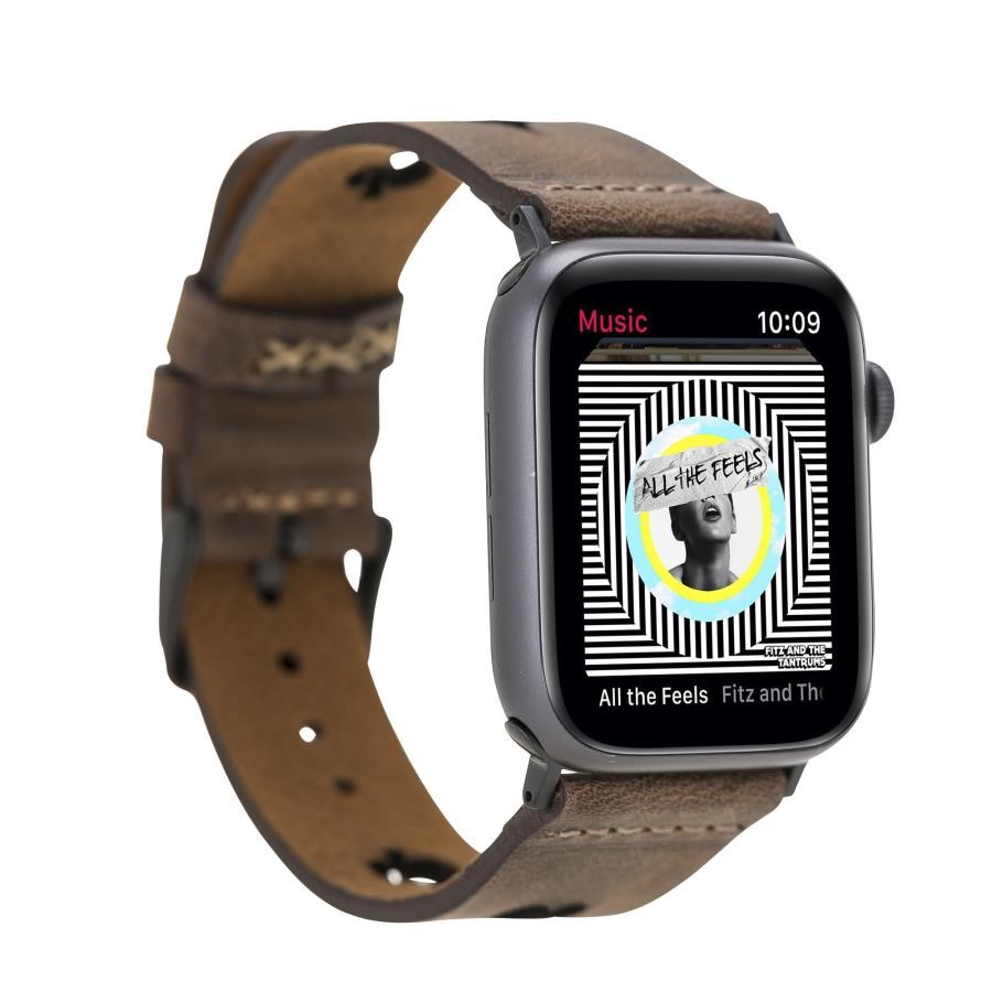 Akıllı Saatler Apple Watch Uyumlu Deri Kordon 38-40-41mm G6 Avesta Satın Al