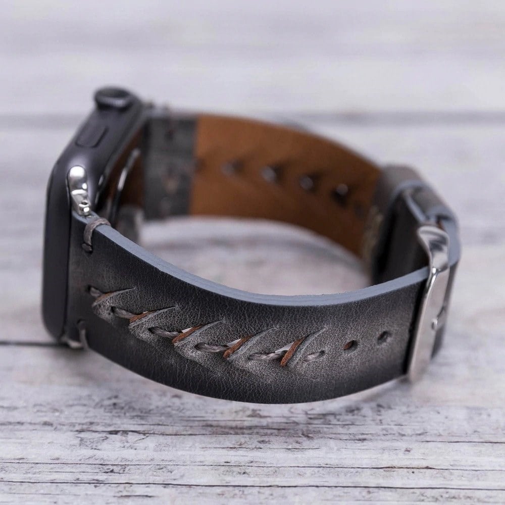 Akıllı Saatler Apple Watch Uyumlu Deri Kordon 42-44-45mm Boras VS4EF Satın Al
