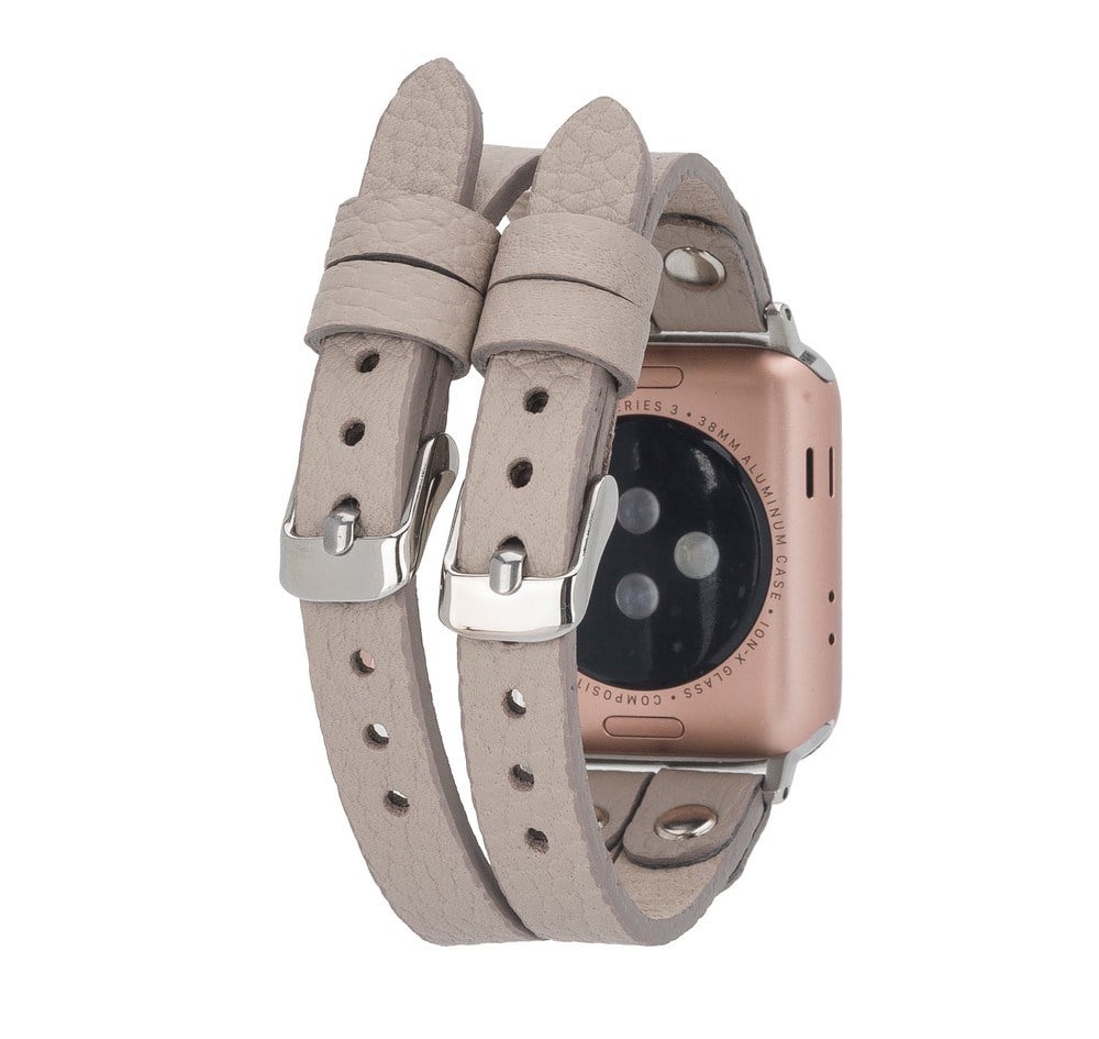 Akıllı Saatler Apple Watch Uyumlu Deri Kordon Ely Double Tour ST ERC3 Satın Al