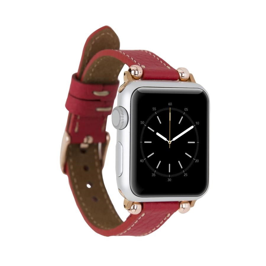 Akıllı Saatler Apple Watch Uyumlu Deri Kordon 38-40-41mm Ferro ERC2 Satın Al
