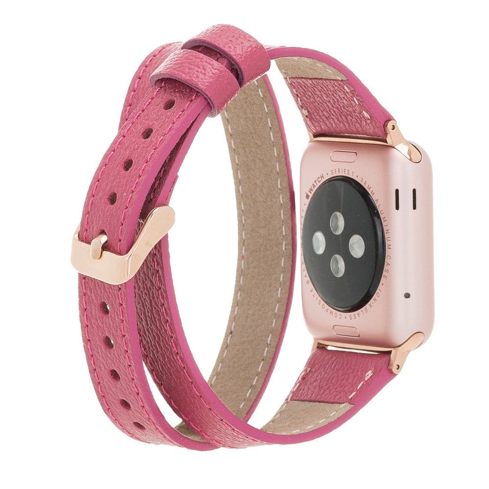Akıllı Saatler Apple Watch Uyumlu Deri Kordon 42-44-45mm DT CP4 Satın Al