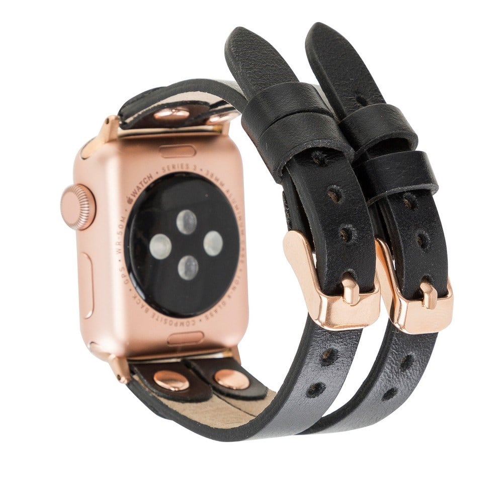Akıllı Saatler Apple Watch Uyumlu Deri Kordon Ely Double Tour RST1 Satın Al