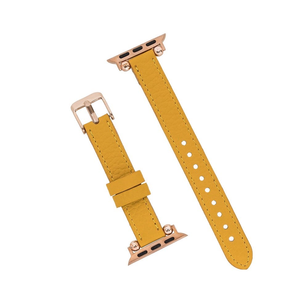 Akıllı Saatler Apple Watch Uyumlu Deri Kordon 38-40-41mm Ferro FL12 Satın Al