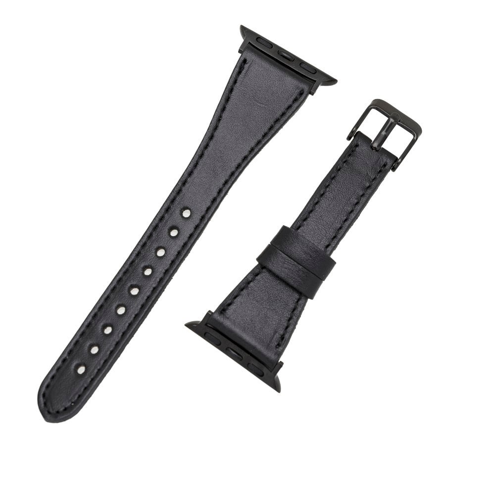 Akıllı Saatler Apple Watch Uyumlu Deri Kordon 42-44-45mm Slim RST1 Satın Al