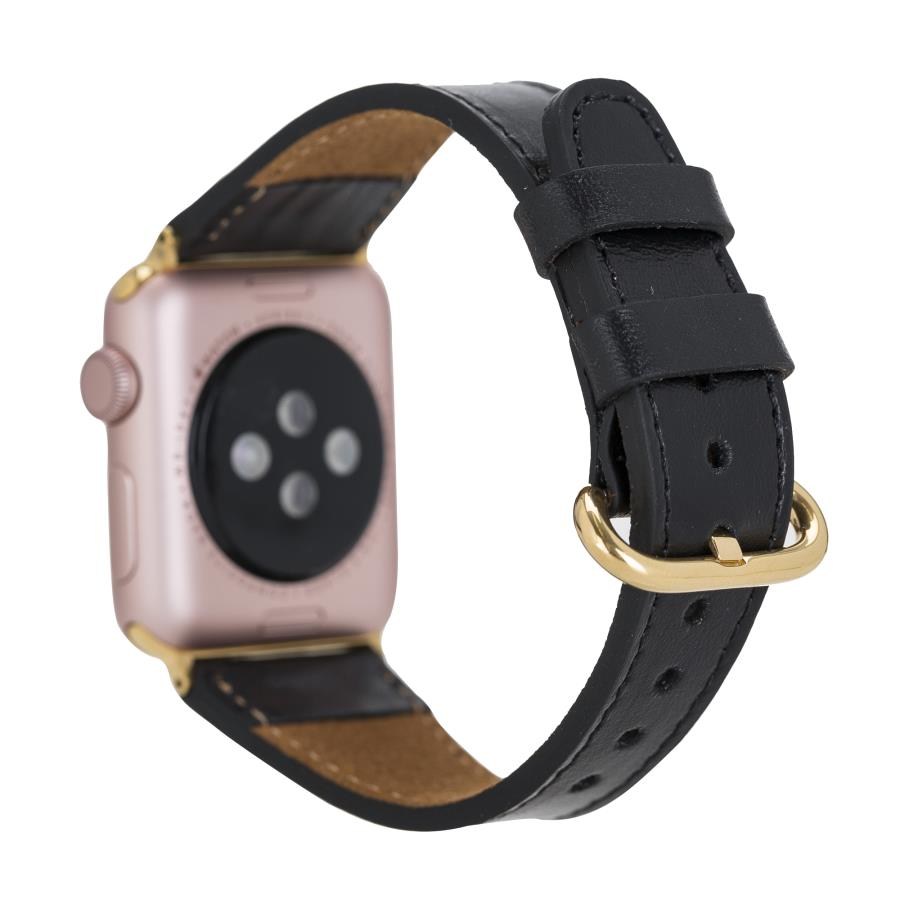 Akıllı Saatler Apple Watch Uyumlu Deri Kordon 38-40-41mm ROM RST1 Satın Al